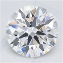 Lab Grown Diamond 2.11 Carats, Round with Ideal Cut, D Color, IF Clarity and Certified by IGI
