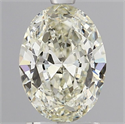 Natural Diamond 1.51 Carats, Oval with  Cut, K Color, VS1 Clarity and Certified by HRD