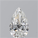 Natural Diamond 0.52 Carats, Pear with  Cut, F Color, VVS2 Clarity and Certified by GIA