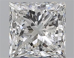 Foto Diamante Natural 1.50 quilates, Princesa , Color F, claridad SI2 y certificado GIA de
