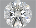 Natural Diamond 3.25 Carats, Round with Excellent Cut, J Color, SI2 Clarity and Certified by GIA