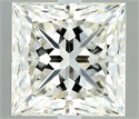 Natural Diamond 1.52 Carats, Princess with  Cut, I Color, VVS1 Clarity and Certified by IGI