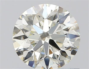 Picture of Natural Diamond 0.72 Carats, Round with Excellent Cut, J Color, IF Clarity and Certified by IGI