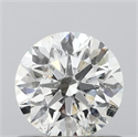Natural Diamond 0.71 Carats, Round with Excellent Cut, J Color, I1 Clarity and Certified by GIA