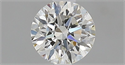 Diamante Natural 0.58 quilates, Redondo , Color H, claridad VVS1 y certificado IGI
