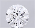 Lab Grown Diamond 3.04 Carats, Round with Ideal Cut, E Color, VS1 Clarity and Certified by IGI