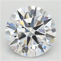 Lab Grown Diamond 3.80 Carats, Round with Ideal Cut, D Color, VVS1 Clarity and Certified by IGI
