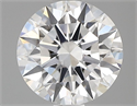 Lab Grown Diamond 1.01 Carats, Round with Ideal Cut, D Color, VS1 Clarity and Certified by IGI