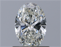 Diamante Natural 0.71 quilates, Ovalado , Color I, claridad IF y certificado GIA