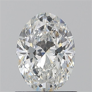 Picture of Natural Diamond 0.90 Carats, Oval with  Cut, E Color, SI1 Clarity and Certified by GIA