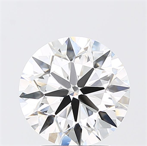Picture of Lab Grown Diamond 3.01 Carats, Round with Excellent Cut, E Color, VVS2 Clarity and Certified by IGI