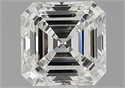 Natural Diamond 1.20 Carats, Asscher with  Cut, J Color, VS1 Clarity and Certified by GIA