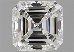 Picture of Natural Diamond 1.20 Carats, Asscher with  Cut, J Color, VS1 Clarity and Certified by GIA