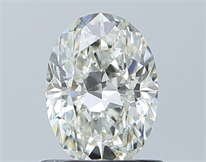 Picture of Natural Diamond 0.90 Carats, Oval with  Cut, H Color, VS1 Clarity and Certified by IGI