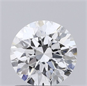 Lab Grown Diamond 1.02 Carats, Round with Excellent Cut, D Color, VVS2 Clarity and Certified by IGI