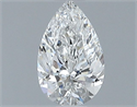Diamante Natural 0.53 quilates, De pera , Color F, claridad VVS2 y certificado GIA