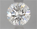 Natural Diamond 0.80 Carats, Round with Excellent Cut, H Color, SI2 Clarity and Certified by GIA