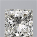 Natural Diamond 0.81 Carats, Princess with  Cut, I Color, VS1 Clarity and Certified by IGI
