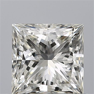Picture of Natural Diamond 0.81 Carats, Princess with  Cut, I Color, VS1 Clarity and Certified by IGI