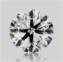 Natural Diamond 1.01 Carats, Round with Very Good Cut, J Color, VS2 Clarity and Certified by GIA