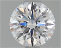 Del inventario de diamantes de laboratorio, 1.12 quilates, Redondo , Color D, claridad VS2 y certificado IGI