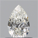 Natural Diamond 0.51 Carats, Pear with  Cut, H Color, VS2 Clarity and Certified by GIA