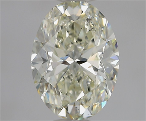 Picture of Natural Diamond 1.50 Carats, Oval with  Cut, L Color, SI2 Clarity and Certified by GIA