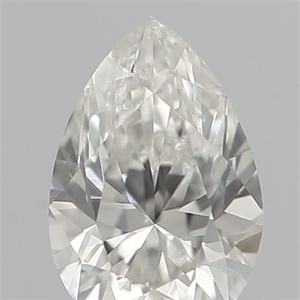 Picture of Natural Diamond 0.19 Carats, Pear with  Cut, E Color, VS2 Clarity and Certified by IGI