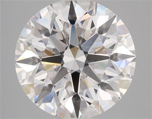 Picture of Lab Grown Diamond 4.06 Carats, Round with Ideal Cut, E Color, VS2 Clarity and Certified by IGI