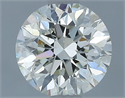 Natural Diamond 0.79 Carats, Round with Excellent Cut, H Color, SI2 Clarity and Certified by IGI