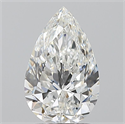 Natural Diamond 1.70 Carats, Pear with  Cut, G Color, VVS2 Clarity and Certified by GIA