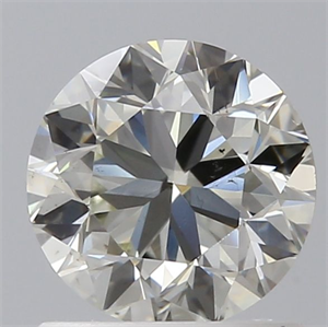 Foto Diamante Natural 0.90 quilates, Redondo , Color K, claridad SI1 y certificado GIA de