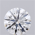 Lab Grown Diamond 2.01 Carats, Round with Ideal Cut, D Color, IF Clarity and Certified by IGI