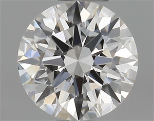 Picture of Natural Diamond 0.41 Carats, Round with Excellent Cut, F Color, VS1 Clarity and Certified by GIA