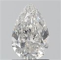 Natural Diamond 1.20 Carats, Pear with  Cut, G Color, SI2 Clarity and Certified by GIA