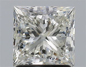 Picture of Natural Diamond 1.79 Carats, Princess with  Cut, J Color, VS2 Clarity and Certified by GIA