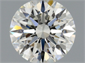 Natural Diamond 0.53 Carats, Round with Excellent Cut, J Color, IF Clarity and Certified by GIA