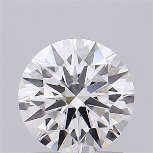 Picture of Lab Grown Diamond 1.01 Carats, Round with Ideal Cut, D Color, VVS1 Clarity and Certified by IGI