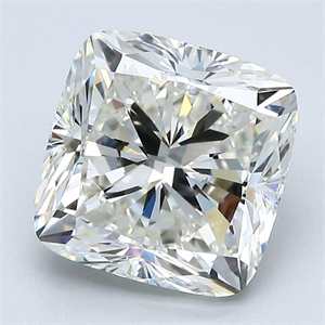 Picture of Natural Diamond 3.01 Carats, Cushion with  Cut, J Color, VS2 Clarity and Certified by GIA