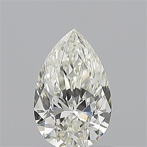 Picture of Natural Diamond 0.55 Carats, Pear with  Cut, J Color, VVS2 Clarity and Certified by GIA