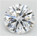 Lab Grown Diamond 4.31 Carats, Round with Excellent Cut, D Color, VVS1 Clarity and Certified by GIA