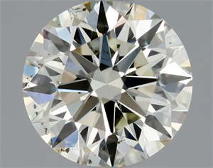 Foto Diamante Natural 0.65 quilates, Redondo , Color L, claridad SI1 y certificado GIA de