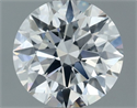 Natural Diamond 0.80 Carats, Round with Excellent Cut, F Color, SI2 Clarity and Certified by GIA