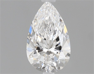 Picture of Natural Diamond 0.50 Carats, Pear with  Cut, D Color, VS2 Clarity and Certified by GIA