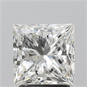 Natural Diamond 2.01 Carats, Princess with  Cut, H Color, SI2 Clarity and Certified by GIA