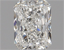 Natural Diamond 0.60 Carats, Radiant with  Cut, H Color, VVS2 Clarity and Certified by GIA