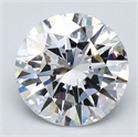 Diamante Natural 2.50 quilates, Redondo , Color E, claridad VS2 y certificado GIA