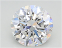 Del inventario de diamantes de laboratorio, 2.01 quilates, Redondo , Color E, claridad VVS2 y certificado IGI