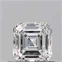 Natural Diamond 0.61 Carats, Asscher with  Cut, F Color, VVS2 Clarity and Certified by GIA