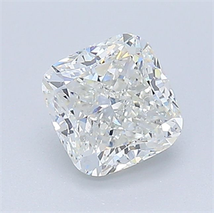 Picture of Natural Diamond 0.90 Carats, Cushion with  Cut, H Color, SI1 Clarity and Certified by GIA